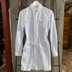 Rag & Bone Baby Blue Button Down Dress